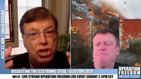 11/23/2020 Patrick Byrne Interview: Dissecting the Electronic Steal of 2020 Election Fraud - Operation Freedom