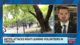Jack Posobiec talks about Antifa attacking conservative volunteers in Oregon