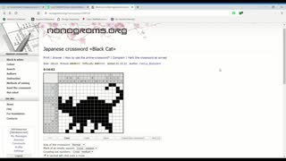 Nonograms - Black Cat