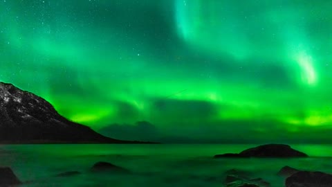 Alaska - Northern Lights Stock Footage