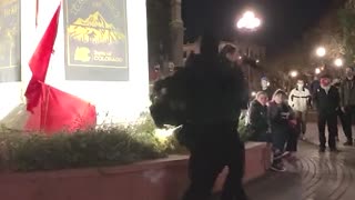 Antifa Lunatic Attacks Antifa Lunatic