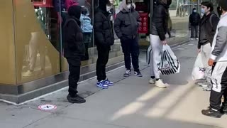 Toronto Foot Locker store sees long lineup on reopening day