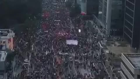 PROTEST IN BRAZIL AGAINST THE BOLSONARO PRESIDENT