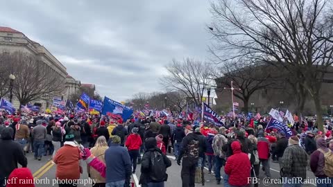 January 6th - Marching to the Capitol Part 2 - PEACEFUL!