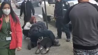 Thug sucker-punches cop in NYC