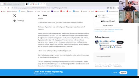 DAVE XRP LION NEW WARRIOR MIKI KLANN UNMASKS ILLEGAL BOARD OF SUPERVISORS MUST SEE TRUMP CHANNEL