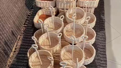 How we make our rattan sauce basket frames.