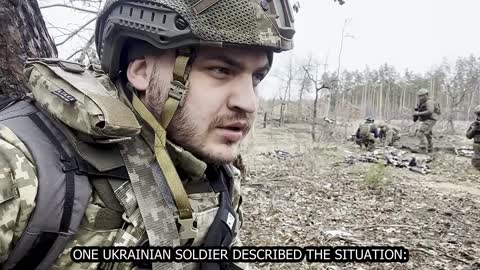 Ukraine War - Ukrainian Soldier Defending Kiyv Area Finds Clear World Fosr His Enemy During Combat