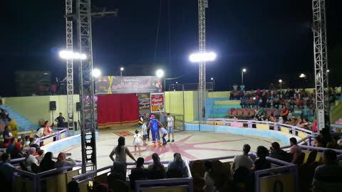 Circus Clown Choose 4 Boys For Funny Show