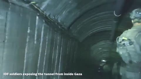 The biggest Hamas terrorist tunnel discovered.