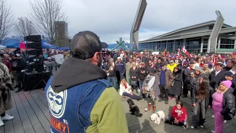 Chris Sky Speech - Vancouver BC Super Protest for Criminal Gates