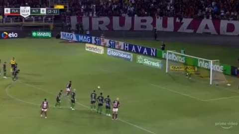 Gabigol abriu o placar de pênalti: Flamengo 1x0 Altos