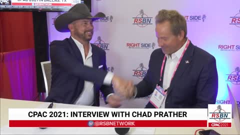 Interview with Chad Prather at CPAC 2021 in Dallas 7/9/21