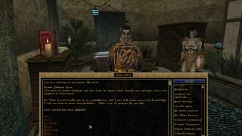 Vassir-Didanat Daedric Weapon Side Quest - Elder Scrolls Morrowind