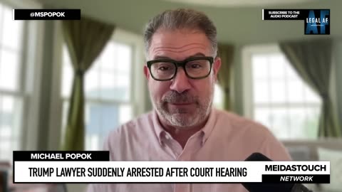 🚔⚖️ Trump Lawyer Arrested Following Court Hearing