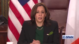 Kamala Harris Responds to Massage Parlor Mass Shooting