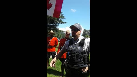 Canada Day Mission RCMP threaten Arrest