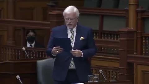 Ontario unjabbed Member of Parliament drops the Covid truth