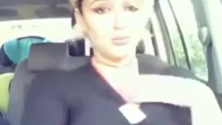 Young woman with Googoosh Song dubsmash