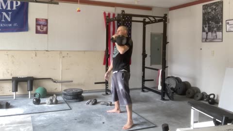 More kettlebell snatches