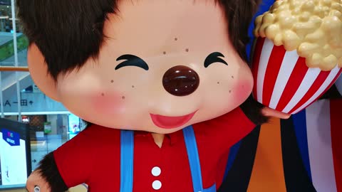 First Ever Monchhichi Circus in Hong Kong - Moko Mall in Mongkok モンチッチ