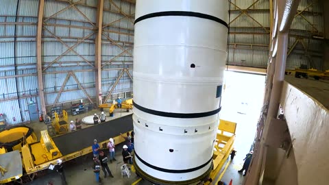 Artemis II Booster Arrival & Processing at RPSF-M1761 | KSC 2021010-RV-FMX01-0002