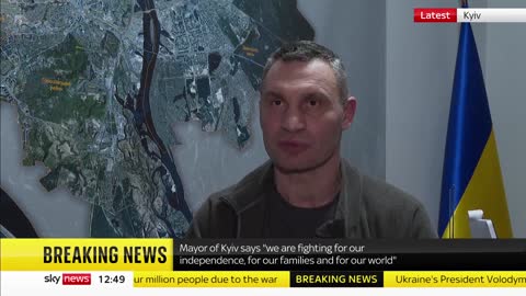 Ukraine Invasion: Kyiv's Mayor Vitali Klitschko tells Russians to "return home"