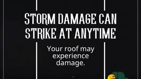 Storm damage? Shamrock Roofing can help!