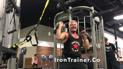 Kettlebells - Personal Trainer Shoulder Press With Pivot Las Vegas