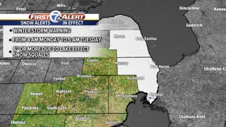 Winter Storm Warnings in effect