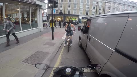 Cyclist Girl Gets Revenge On Catcalling Van Driver
