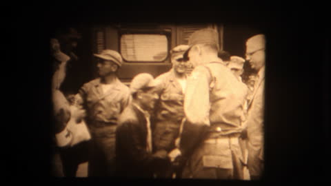 American POWS return from North Korean captivity - 1953