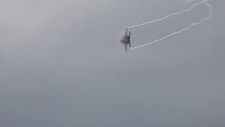 F-15 Eagle, Instant Clouds on High G Turn, 2007 Pope Air Show