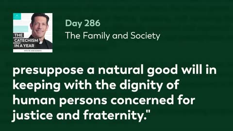 Day 286: The Family and Society — The Catechism in a Year (with Fr. Mike Schmitz)