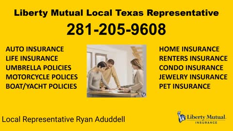 Liberty Mutual Insurance - The Aduddell Team 291-205-9608 Cypress