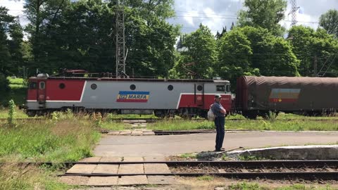 Passing Cargo Train