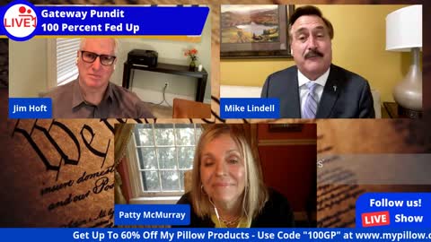 Mike Lindell Jim Hoft and Patty McMurray for Interview on His New Social Media Platform and Others