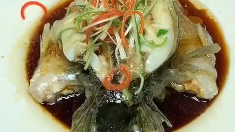 You've made a mistake in steamed fish. No seasoning