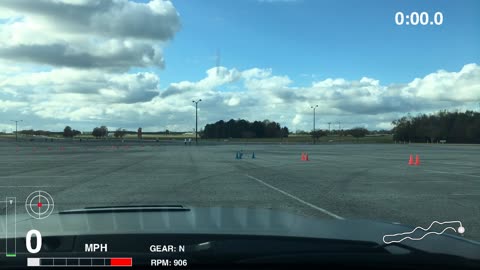 Autocross with 14 Camaro SS 1LE