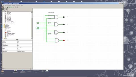 4. One of Four Decoder Circuit