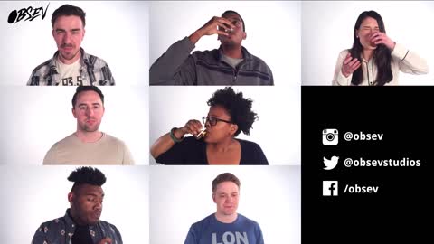 People Take Shots of Apple Cider Vinegar in Slow Motion