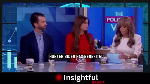 The View TRIGGERED as Donald Trump Jr Calls Them Out For Their HYPOCRISY on Live Tv