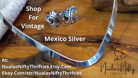 Shop for Vintage Mexico Silver Jewelry