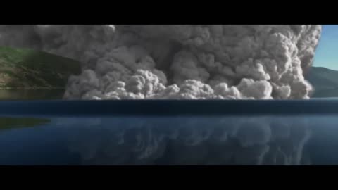 Mt St Helens blast and landslide reaction movie