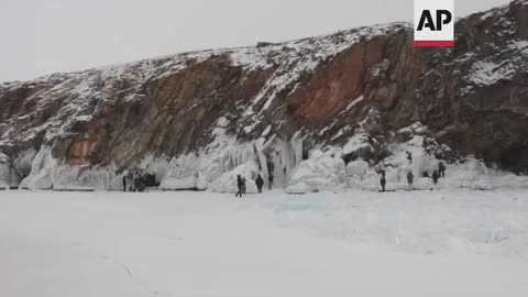 World's largest lake hosts ice sculpture festival