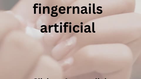 fingernails artificial