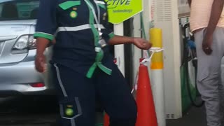 Dancing Drunk Attendant