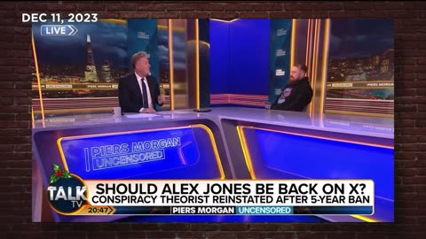 Piers Morgan continues to spew the PR firm lies about Alex Jones. How much is he being paid by them?