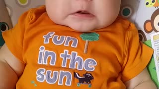 Cute Baby Cries every time it hears Daddy!