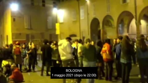 Violazione del Coprifuoco in Tutta Italia ma la TV non ve lo dice